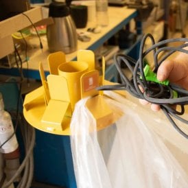 Mobile Recycling Sack Station