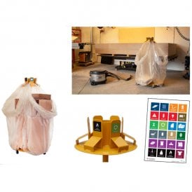 Mobile Recycling Sack Station