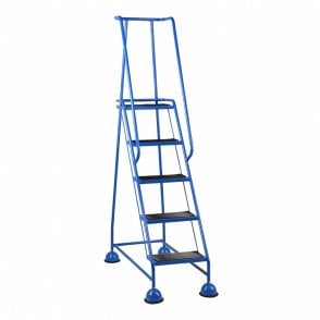 Mobile Safety Step Ladders Domed Feet 2, 3, 4 or 5 Anti Slip Treads