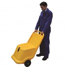 Mobile Salt & Grit Truck 75kg with Handle and Wheels