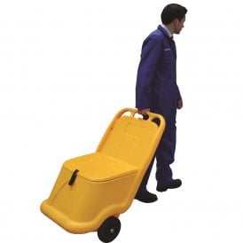 Mobile Salt & Grit Truck 75kg with Handle and Wheels