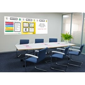 ModuLean Magnetic Easy Wipe Board