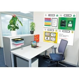 ModuLean Magnetic Easy Wipe Board