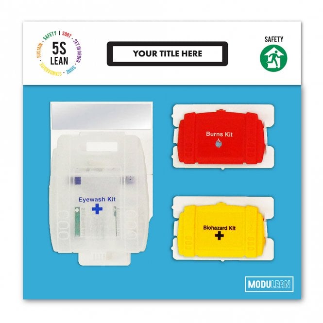 ModuLean Shadow Board Eyewash/Accident Station