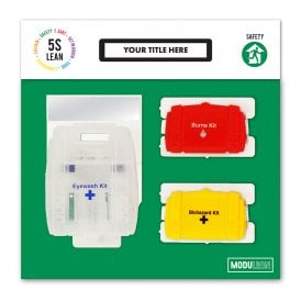 ModuLean Shadow Board Eyewash/Accident Station