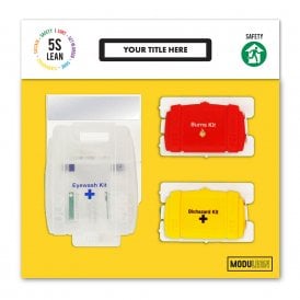 ModuLean Shadow Board Eyewash/Accident Station