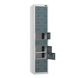 Multi Compartment Charging Locker 450mm Deep with a Dual USB A & USB C Port