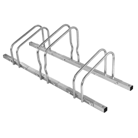 Multi-Flex Adjustable Width Floor Mounted Bike Rack 2 - 5 Bikes for up to 135mm Tyres