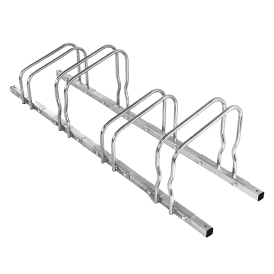 Multi-Flex Adjustable Width Floor Mounted Bike Rack 2 - 5 Bikes for up to 135mm Tyres