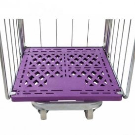 Nestable Roll Pallets with plastic base 3 or 4 sided