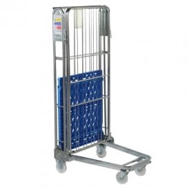 Nestable Roll Pallets with plastic base 3 or 4 sided