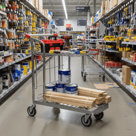 Nestable Stock/Cash & Carry Trolley 320kg