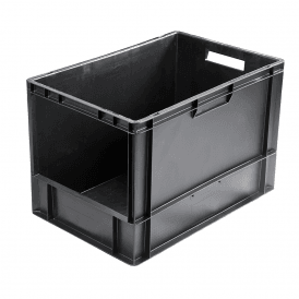 Open Front Euro Containers Pack of 2