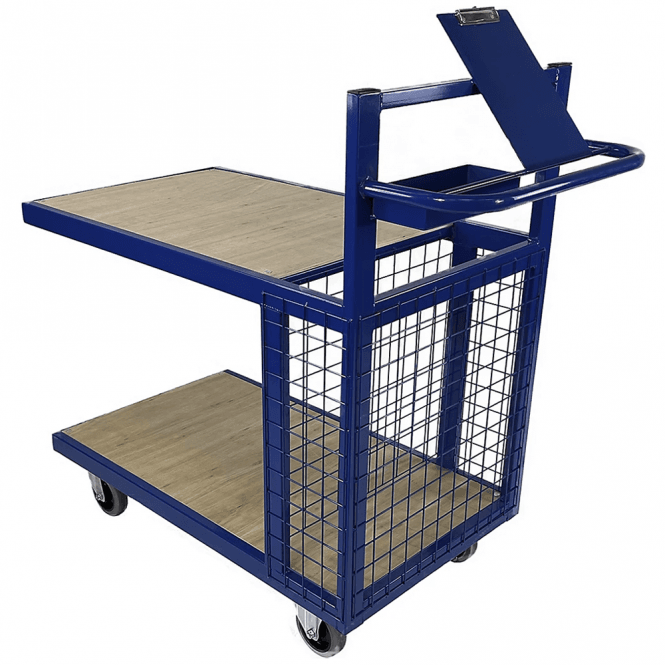 Order Picking Trolley 605W x 1235L mm 240kg