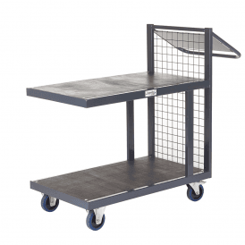 Order Picking Trolley with Mesh Back 300kg