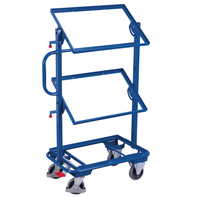 Order Picking Trolley with Tiltable Shelves 200kg