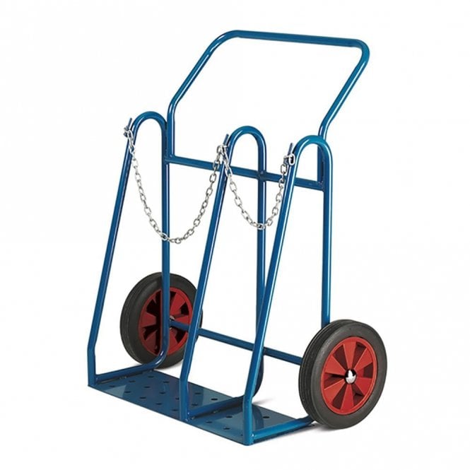 Oxygen/Propane Double Gas Bottle Trolley 200kg