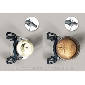 Pack of 2 Clips for Heavy Duty Superlight Aluminium Sack Truck