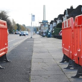 Pedestrian Safety Crowd Control Plastic Gate Barrier