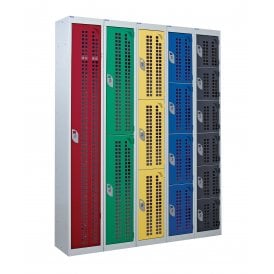 Perforated Door Steel Lockers with Cam/Key Lock