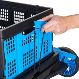Plastic Clever Folding Box/Shelf Trolley 70kg
