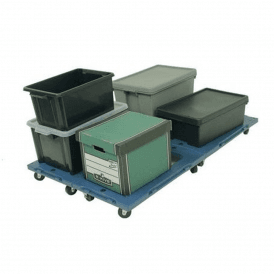 Plastic Open Interconnecting Dolly 350kg
