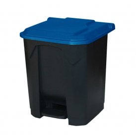 Plastic Pedal Bins with Coloured Lid 30lt, 50lt & 80lt