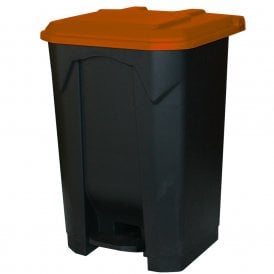 Plastic Pedal Bins with Coloured Lid 30lt, 50lt & 80lt