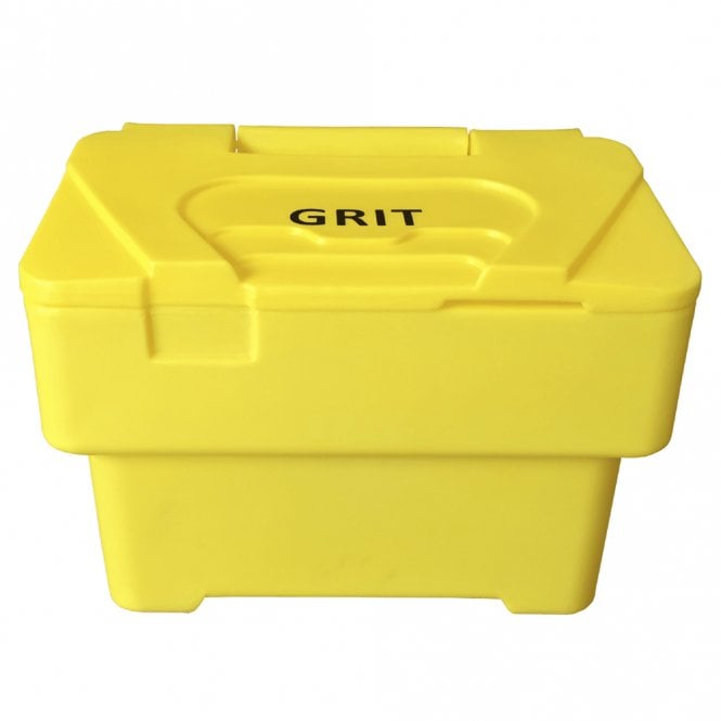 Plastic Yellow Salt & Grit Bin 115Lt