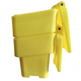Plastic Yellow Salt & Grit Bin 115Lt