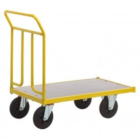 Platform Trolley 1000 x 600mm with Solid Rubber or Pneumatic Wheels 400kg