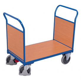 Platform Trolley with Double Wooden End Panels 500kg
