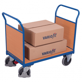 Platform Trolley with Double Wooden End Panels 500kg