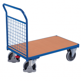 Platform Trolley with Mesh End and Brake 500kg