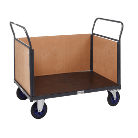 Platform Truck with 3 Timber Sides 600kg