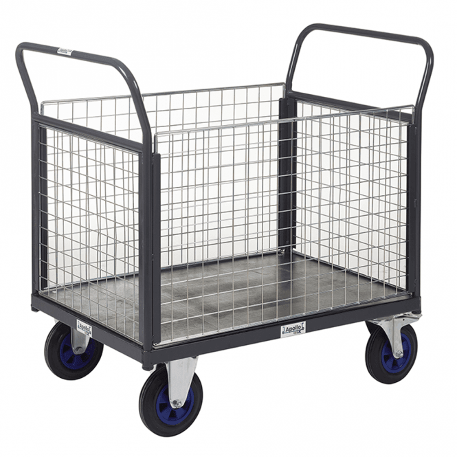 Platform Truck with 4 Mesh Sides 600kg