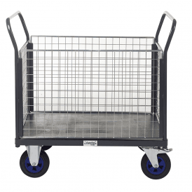 Platform Truck with 4 Mesh Sides 600kg