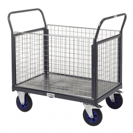 Platform Truck with 4 Mesh Sides 600kg