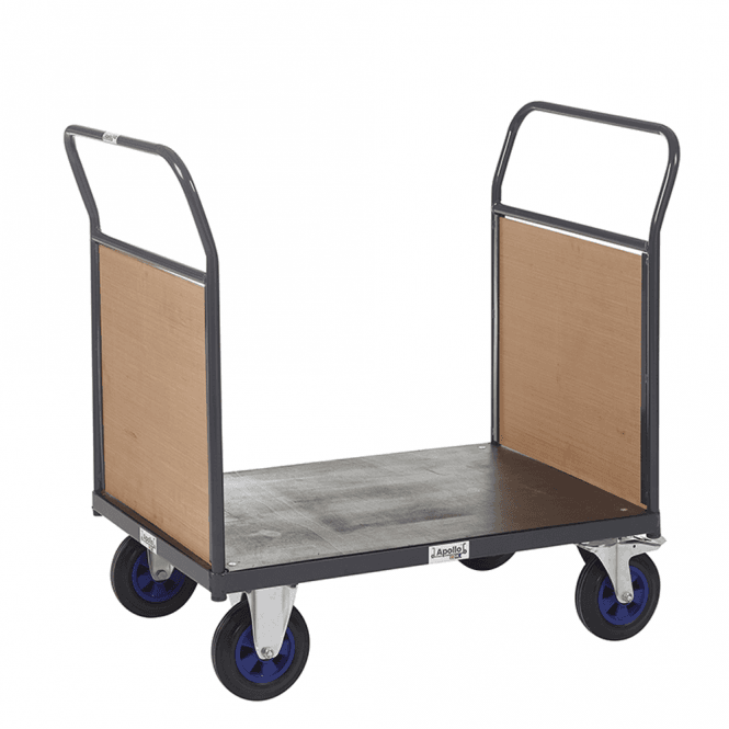 Platform Truck with Timber Double End Panels 600kg