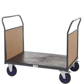 Platform Truck with Timber Double End Panels 600kg
