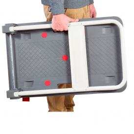 Pro Dek Heavy Duty Plastic Platform Trolley 200kg