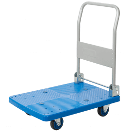 Proplaz Plastic Platform Trolley 150kg with Silent Castors
