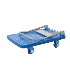 Proplaz Plastic Platform Trolley 300kg with Silent Castors