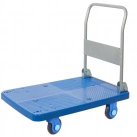 Proplaz Plastic Platform Trolley 300kg with Silent Castors