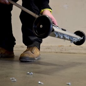 Push Along Magnetic Sweeper - Small Pan