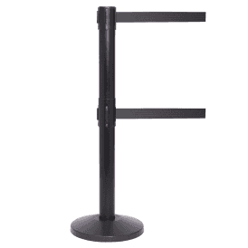 QueuePro 250 Twin Retractable Belt Barrier 3.4m