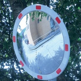 Reflective Circular Traffic Mirror