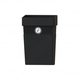 Regent Open Top Wall/Posted Mounted Bin 30Lt