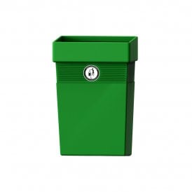 Regent Open Top Wall/Posted Mounted Bin 30Lt
