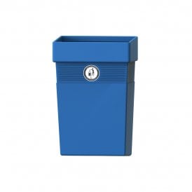 Regent Open Top Wall/Posted Mounted Bin 50Lt